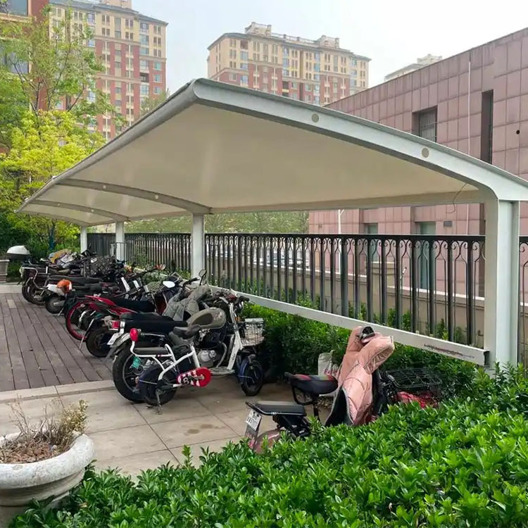 建平县膜结构电动车棚